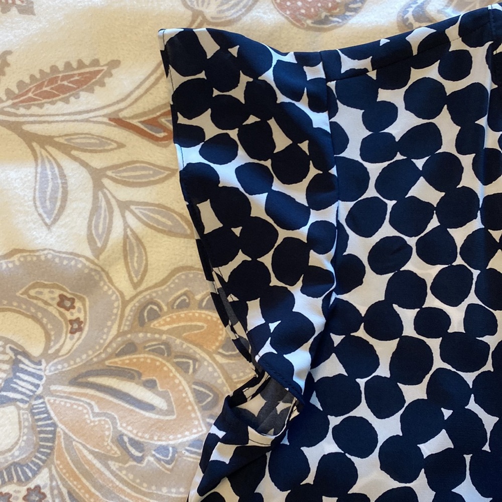 Calvin Klein Flutter Sleeve Blouse - image 3